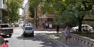 Esquina de Cañada y Santa Rosa, en Córdoba
