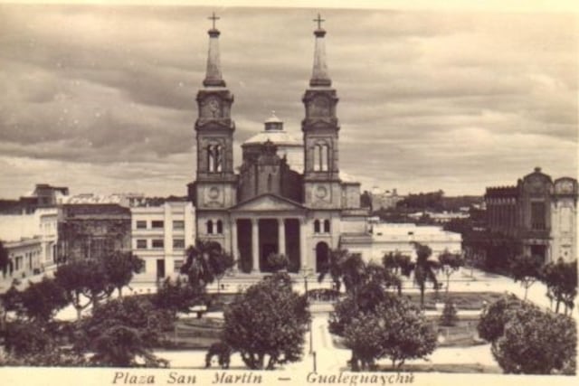 Aniversario 241º de Gualeguaychú. Foto del Archivo Histórico. Catedral San José.