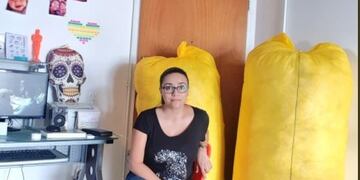 Compró relleno para un almohadón y le salió mal\u002E (Twitter)