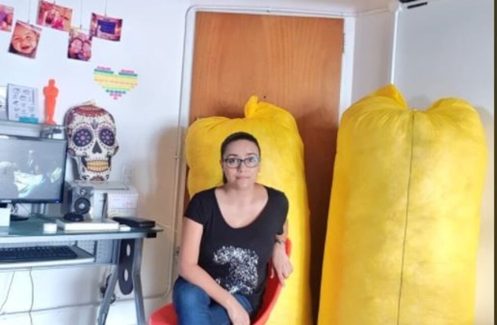 Viral: Compró relleno para un almohadón y ¡se le fue la mano!