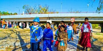 Conmemoración del Éxodo Jujeño, en el parque Xibi Xibi
