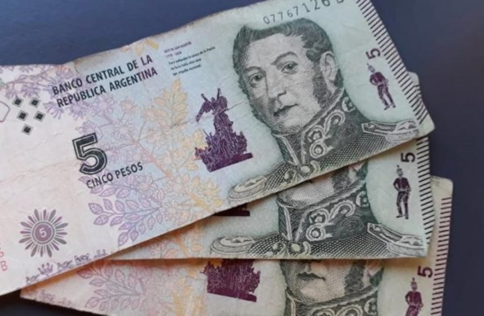 Extendieron hasta fin de año el plazo para canjear los billetes de $5 por monedas