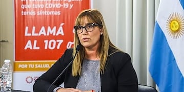 Alejandra Venerando, ministra de Salud\u002E