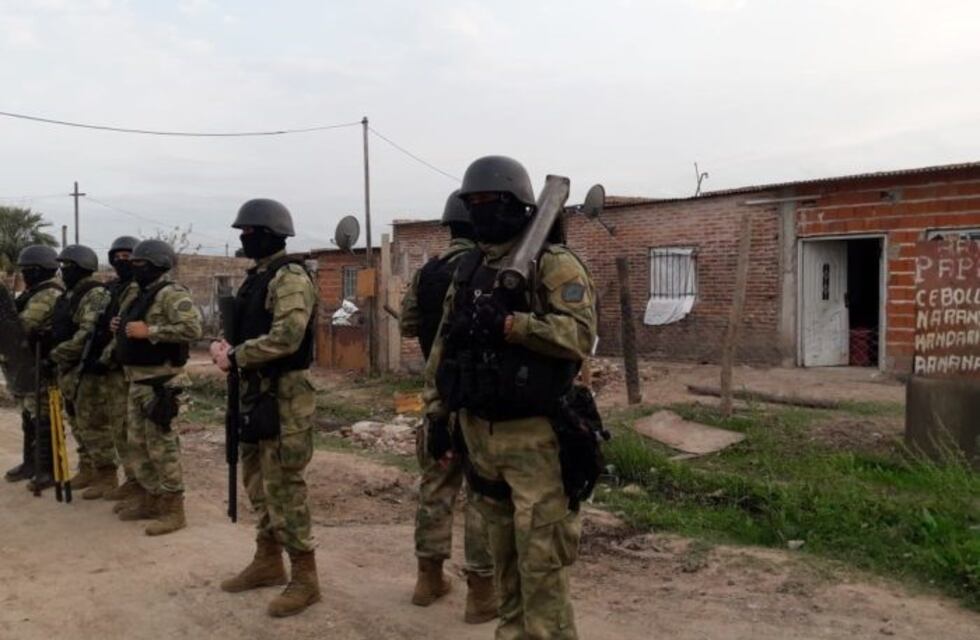 15 allanamientos simultáneos hizo la Policía en la zona sur de la ciudad