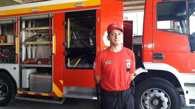 Bombero premiado\u002E