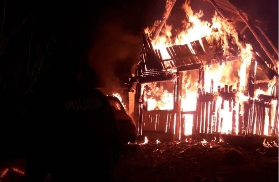 Se incendió una vivienda desocupada