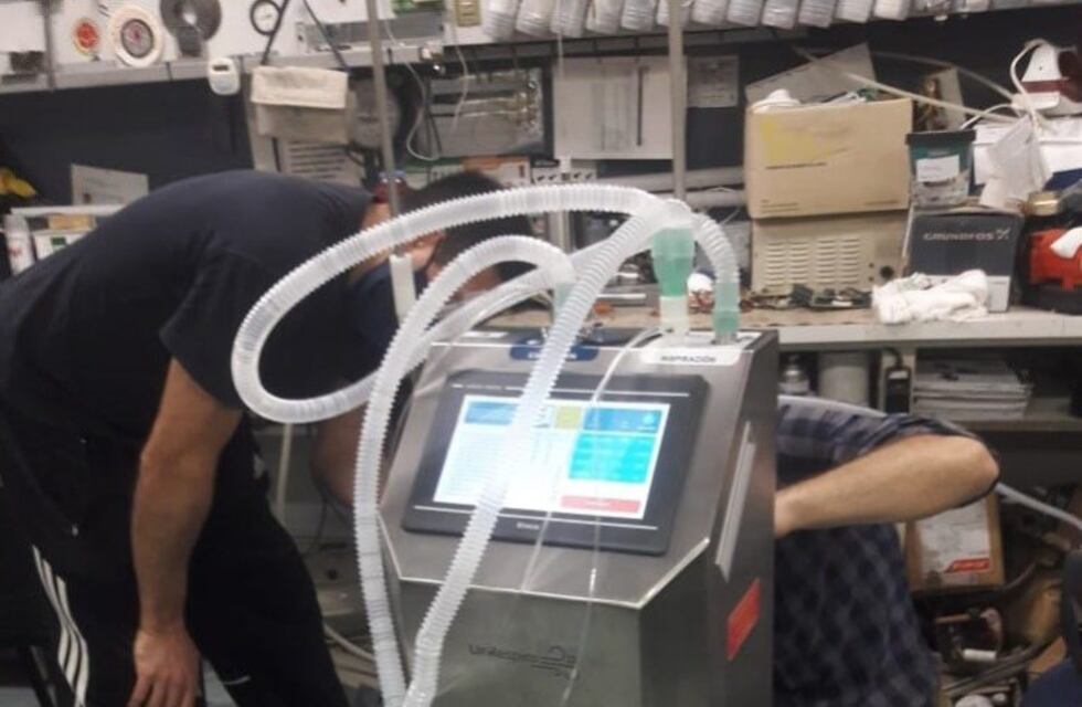 El Hospital Masvernat recibió la donación de un respirador desarrollado por la Universidad Nacional de Rosario