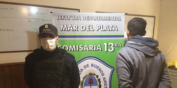 Detienen a un joven que realizó una entradera en el barrio Estafeta Chapadmalal en plena cuarentena (Foto: DDI)