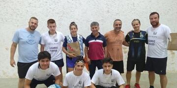 Realizaron una clínica de pelota paleta dictada por la campeona panamericana