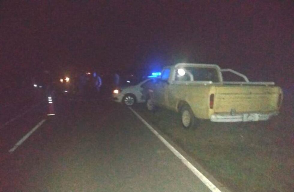 El Colorado: falleció al chocar con su moto contra una camioneta