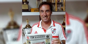 Jota Jota Borrelli, feliz con el presente de River\u002E Y muy entusiasmado con los pibes del futuro\u002E