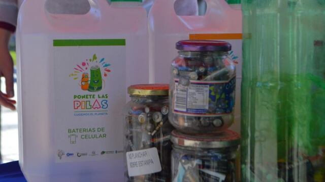 Pilas en desuso para la prevención y concientización sobre el medio ambiente (Web).