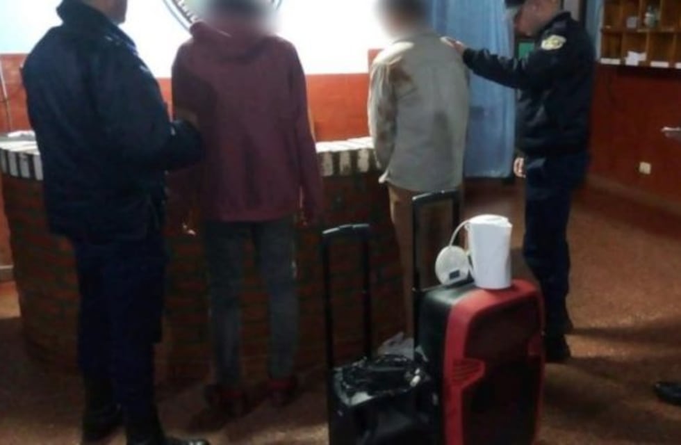 Aristóbulo del Valle: detuvieron a dos jóvenes que sustrajeron elementos de un gimnasio