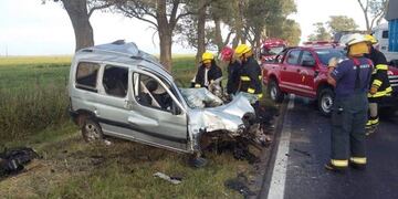 El femicida se mató en un choque contra un camión\u002E Al parecer, mientras huía a Santa Fe\u002E