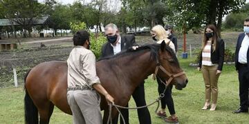 Jaldo visitó el Centro \