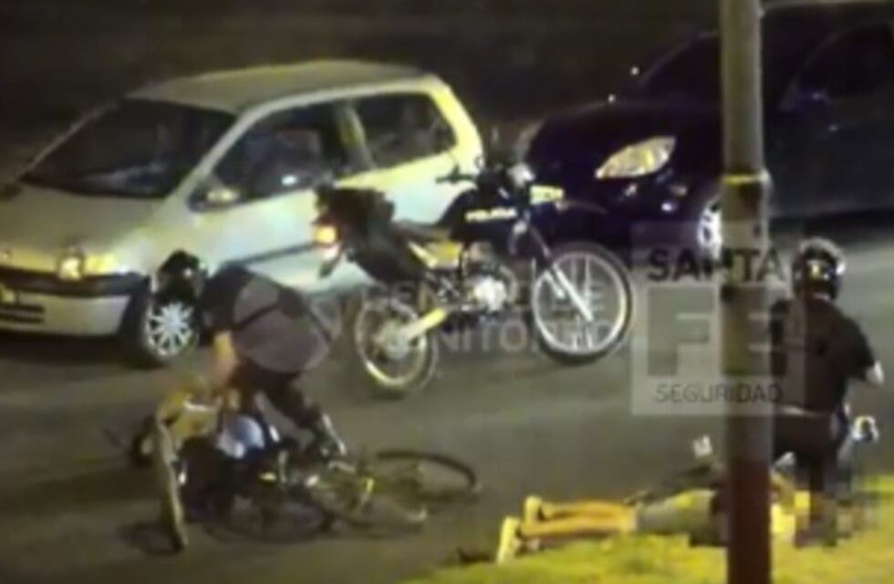 Así fueron detenidos en el Parque Independencia dos jóvenes que robaron una bicicleta