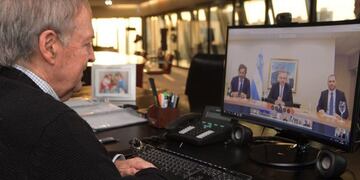 En la pandemia, será el primer contacto presencial entre Alberto y Schiaretti\u002E