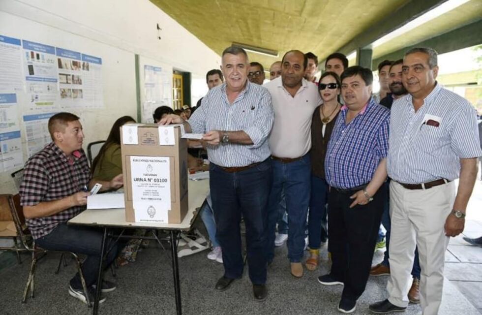 Jaldo votó hoy en Trancas