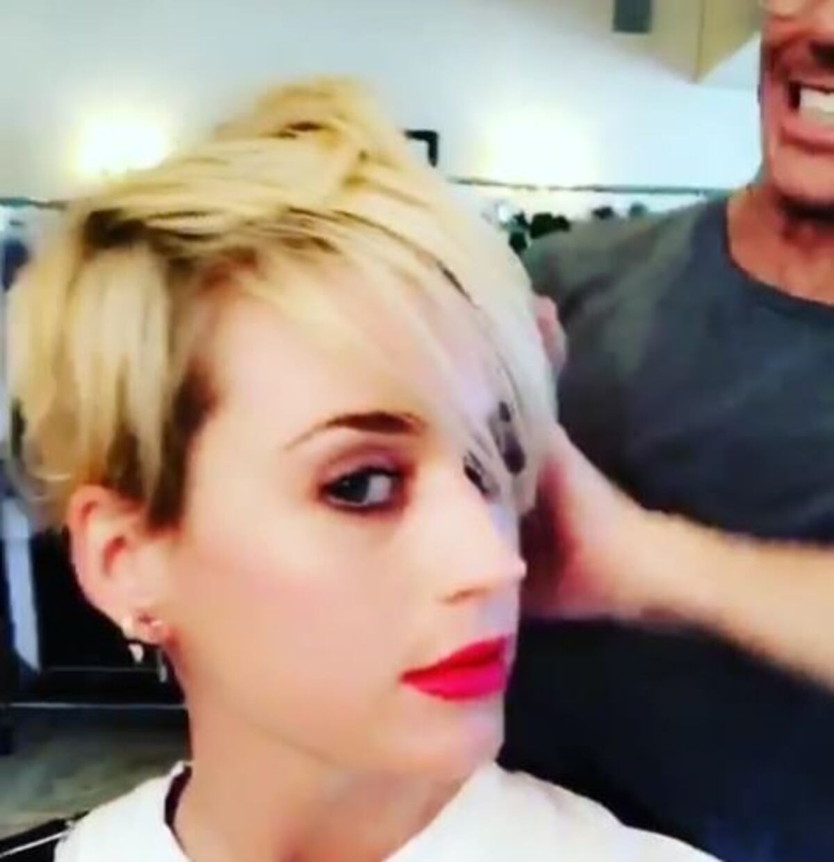 Katy Perry y su nuevo look
