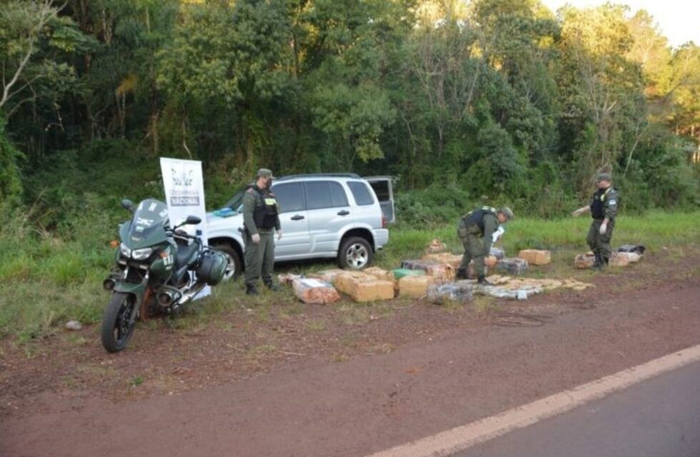 Gendarmería secuestró cerca de 790 kilos de marihuana en el norte de la provincia