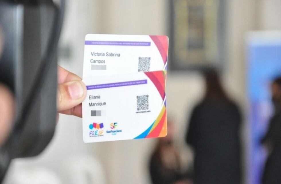 San Francisco: se entregaron más de 1700 tarjetas comprendidas en el Programa Tarjeta Estudiantil