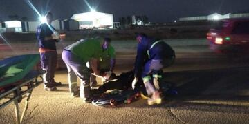 Un conductor atropelló a un peatón