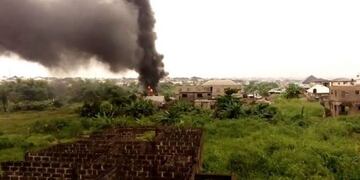 Incendio en Nigeria