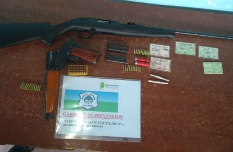 Allanamiento con secuestro de armas por el robo de una bici en Parque Palmares