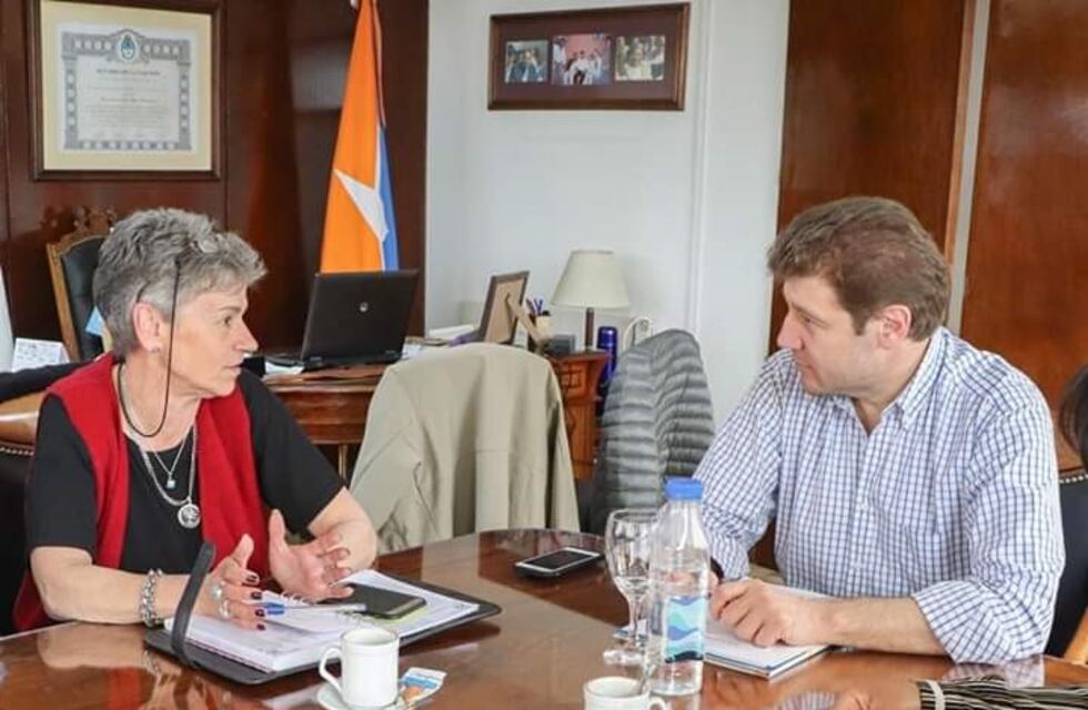 Melella se reunió con representantes de la Caja de previsión Social