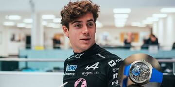 Recibió un reloj por parte de Alpine Team.