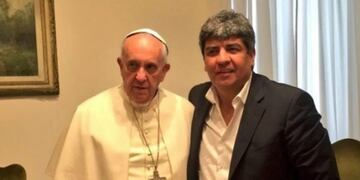 Papa Francisco con Pablo Moyano