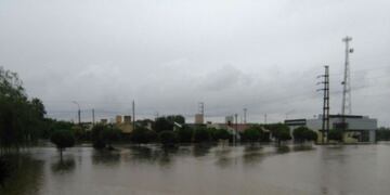 Santiago Temple sigue inundado
