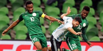 Nigeria, un viejo conocido de Argentina\u002E Foto: EFE\u002E