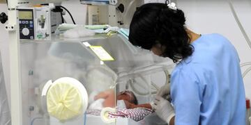 Las niñas fueron alojadas en el área de neonatología de la maternidad del Hospital Roque Sáenz Peña\u002E