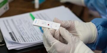 Test rápidos de coronavirus.