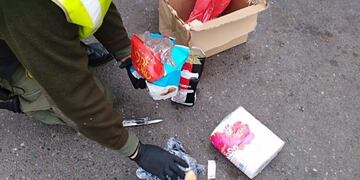 Operativo antidroga en la Terminal de San Juan\u002E