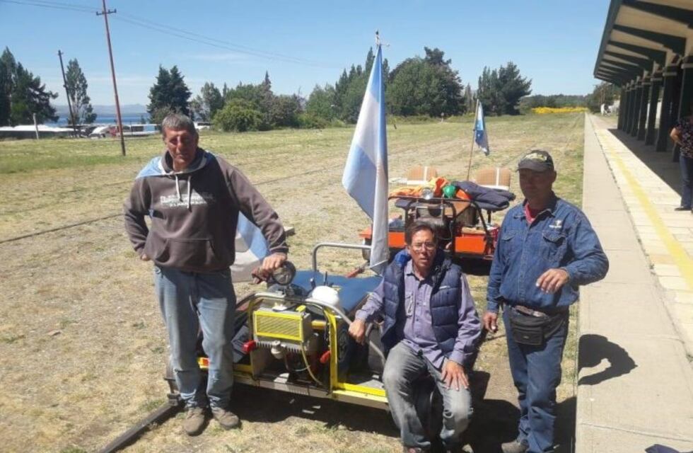 Llegaron a Bariloche los amigos que reclaman la reactivación del tren