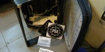 Detuvieron a una mula en Ezeiza\u002E