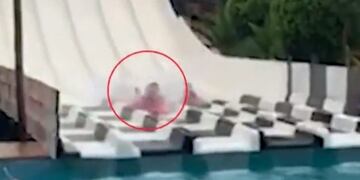 Un joven se rompió el cuello tras tirarse de un tobogán de agua en España\u002E