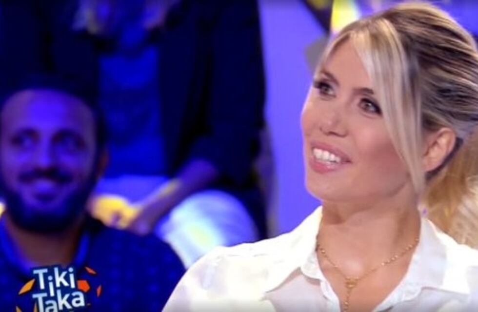 Wanda Nara debutó como panelista en la TV italiana