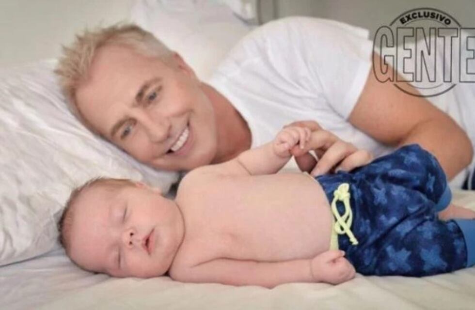 La tierna producción de fotos de Marley y su hijo Mirko