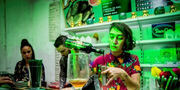 Ani Varela, en el evento de Cynar en Buenos Aires\u002E Traen la misma propuesta a Córdoba\u002E