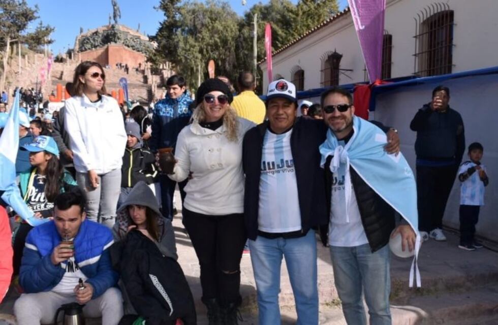 El grito de "Argentina, Argentina" se hizo escuchar desde la Quebrada hasta Kazán