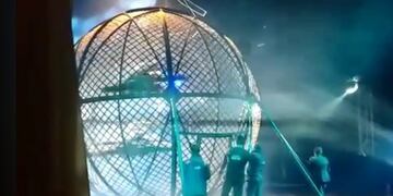 Se conoció el video del momento exacto en que se produce el accidente en el \