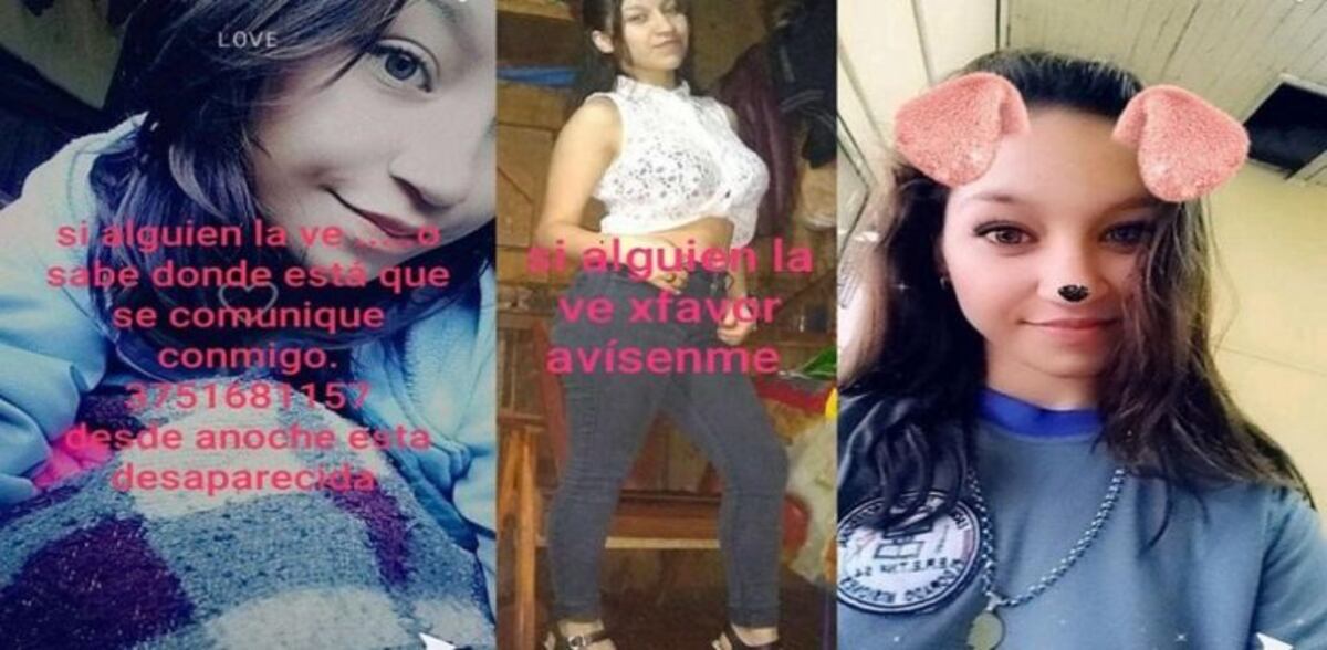 La chica vive con sus abuelos y salió en la madrugada del martes\u002E