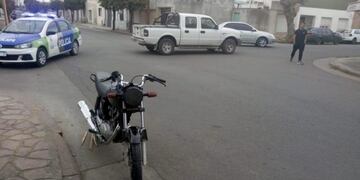 Chocaron una camioneta y una moto en Belgrano y Maipú