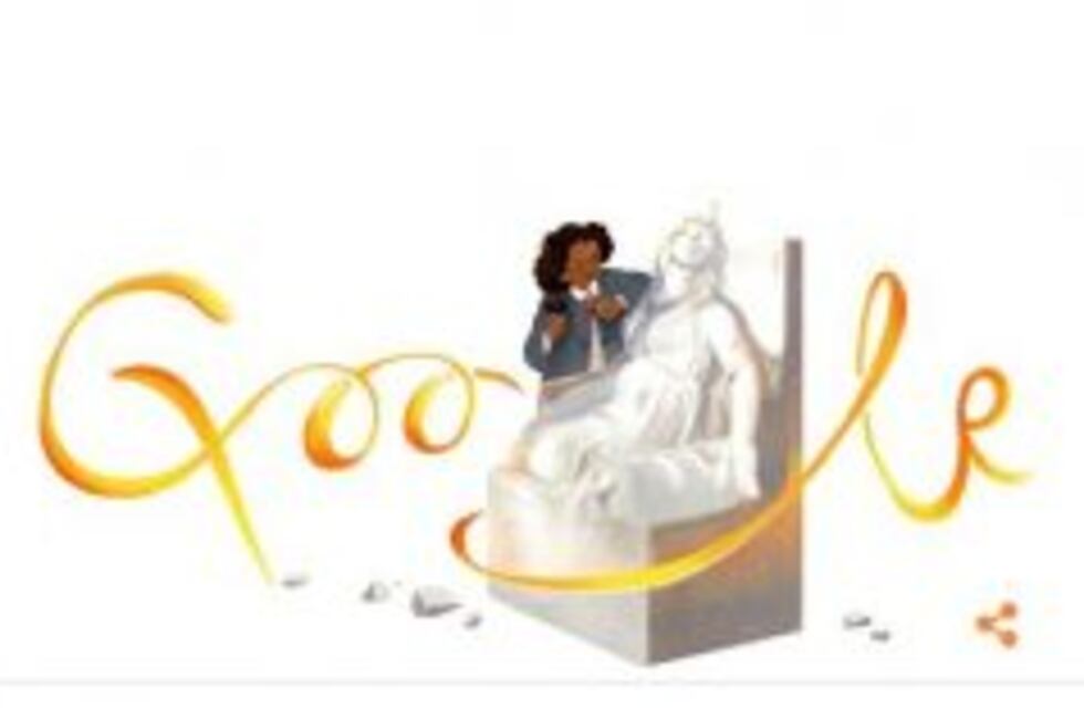 Google le rinde homenaje a una escultora estadounidense en su Doodle