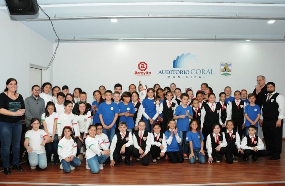 El Encuentro Coral Infanto Juvenil en Arroyito fue un éxito