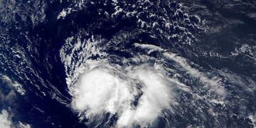 Tropical Storm Nicole, now Hurricane Nicole, is seen in the western Atlantic about 400 miles (600 km) south of Bermuda in this image taken by NASA's Terra satellite at 10:35am ET (14:35 GMT) October 5, 2016. NASA/Goddard MODIS Rapid Response/Handout via REUTERS THIS IMAGE HAS BEEN SUPPLIED BY A THIRD PARTY. IT IS DISTRIBUTED, EXACTLY AS RECEIVED BY REUTERS, AS A SERVICE TO CLIENTS. FOR EDITORIAL USE ONLY. NOT FOR SALE FOR MARKETING OR ADVERTISING CAMPAIGNS