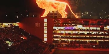 Estudiantes volvió a su estadio (Foto: Twitter)